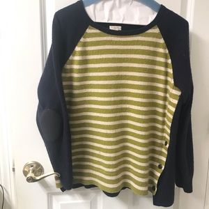 JCrew Stripped Sweater with accents